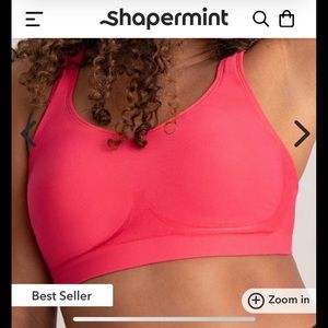 NWT Truekind Daily Comfort Wirefree Shaper Bra XL Red